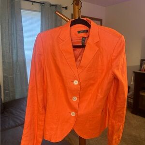 Women's Orange Blazer